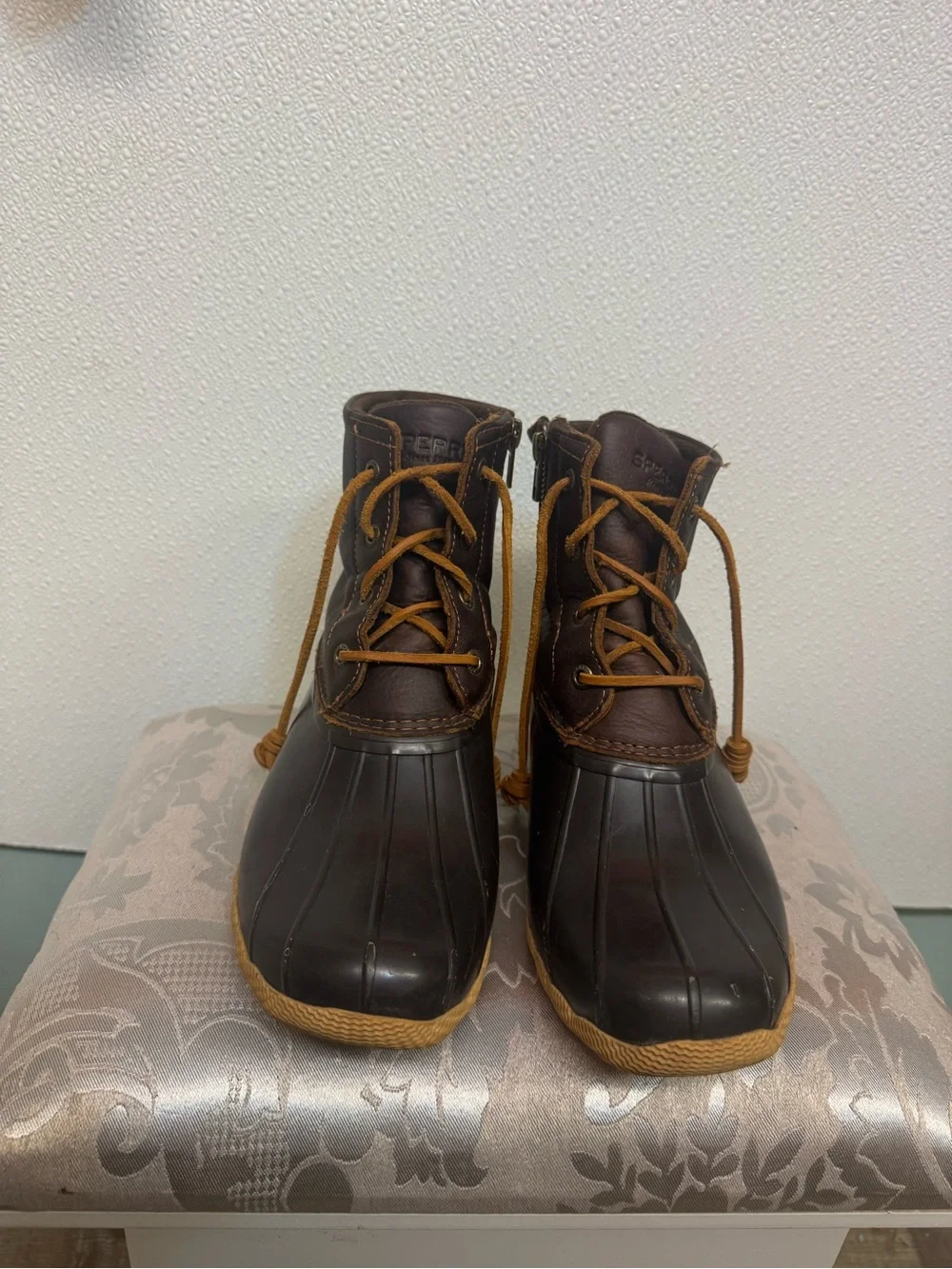 Sperry waterproof rubber